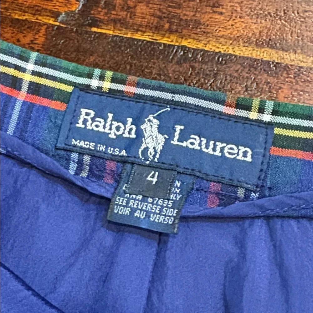 Ralph Lauren Blue and Green Plaid Pencil Skirt - Picture 8 of 14